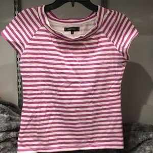 Lafayette 148 New York Stripe T-shirt